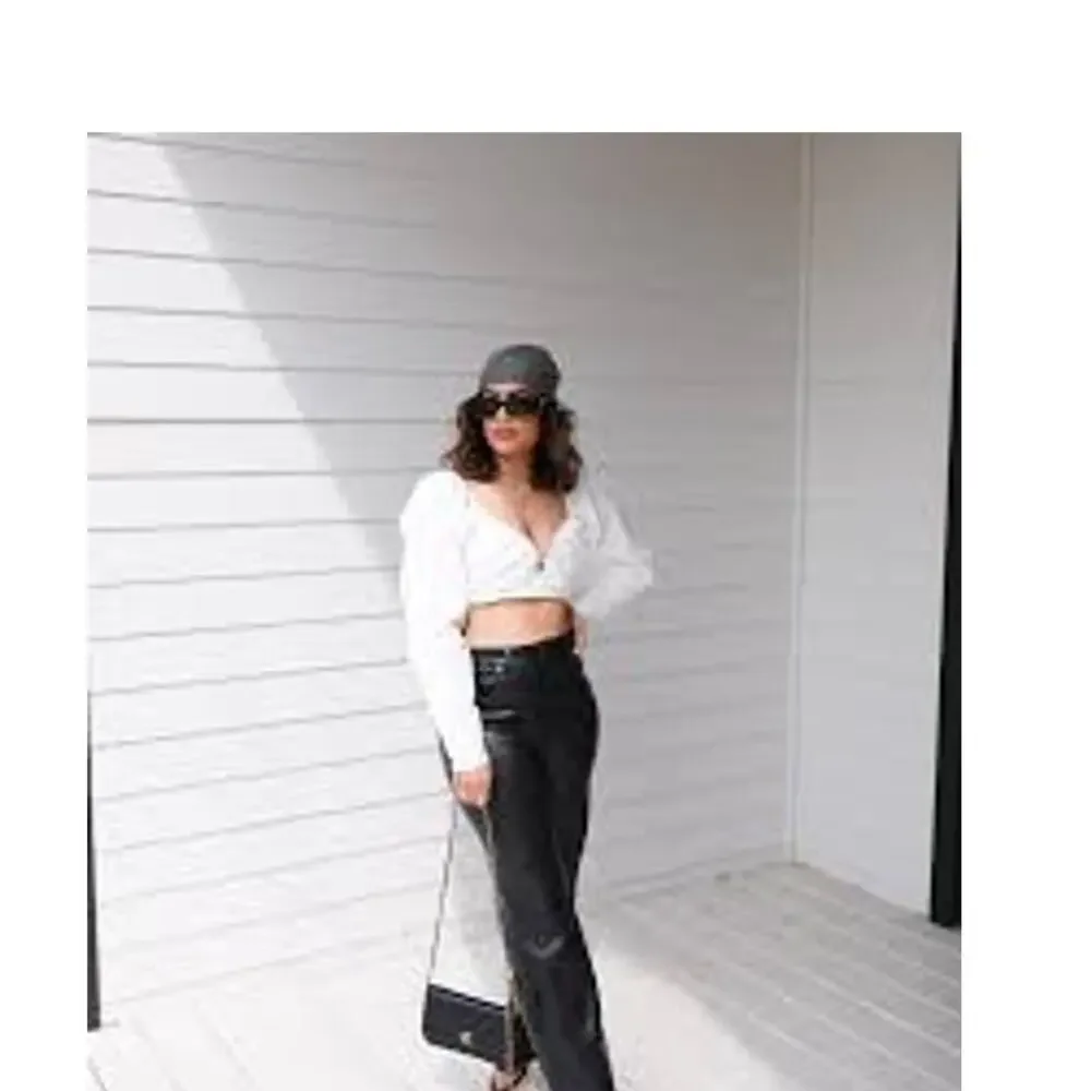 ZARA Gathered Crop Top